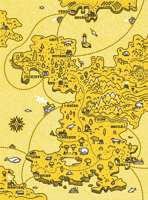 Maps Illustration Design, Fantasy Cartography, Maps Design, Illustration Mountain, Minimal Magazine, Backpack Collection, Cartography Map, Illustrated Maps, Map Projects