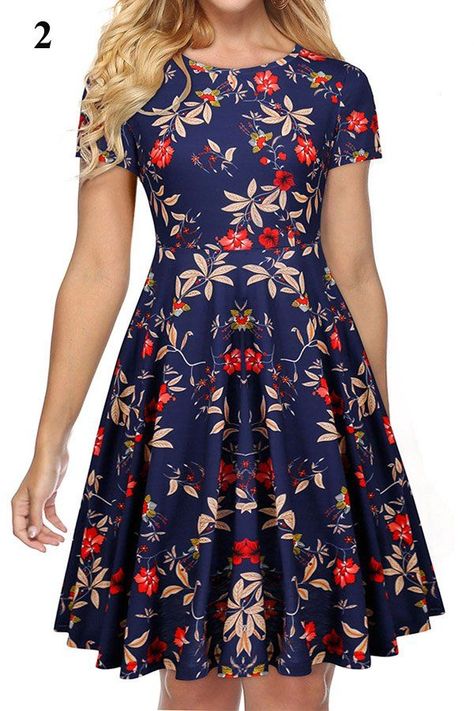 b29eed44276144e4e8103a661f9a78b7desc51035851ri Casual Prom Dresses, 28th Birthday, Cocktail Dress Vintage, Casual Party Dresses, Vintage Floral Dress, Rockabilly Dress, Real Hair, Round Neck Dresses, Vestidos Vintage