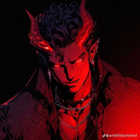 Enchanted Book, Fantasy Demon, Monster Boy, Dark Fantasy Artwork, Anime Demon Boy, Dark Anime Guys, Demon Art, Anime Hair, Fantasy Dragon