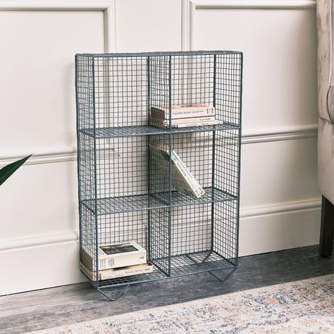 Metal Storage Shelf, Wooden Shelf Unit, Style Shelving, Storing Towels, Industrial Bookcases, Metal Bookshelf, Metal Shelving Units, Reeded Glass, Office Hallway