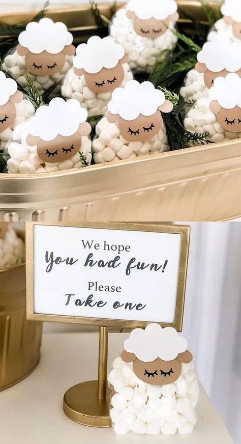 15+ Awesome Lamb Themed Baby Shower Ideas 2023 Baby Lamb Baby Shower, Idee Babyshower, Farm Baby Shower, Farm Themed Birthday Party, Farm Birthday Party, Baby Shower Inspiration, Shower Bebe, Farm Party, Farm Birthday