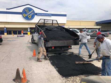 We have years of experience operating smoothly with our clients. Are you looking for asphalt repair near me? Contact us today to arrange for a free consultation! #ConcreteContractors​ #asphaltrepair asphaltrepairhouston asphaltrepairnearme #Asphaltpaving​ #Houston​ #Contractor #pavementservices Asphalt Repair Driveways, Houston Slabs Cars, Asphalt Repair, Asphalt Pavement, Houston Texas, Parking Lot, Houston, Monster Trucks, Repair