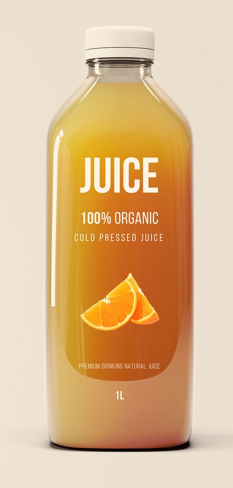 Freebies for 2019: Free Big Glass Juice Bottle Mockup Orange Juice Bottle Design, Juice Bottles Design, Bottle Juice Design, Juice Product Design, Juice Bottle Packaging Label Design, Glass Juice Bottles, Juice Packaging Design Bottle, Juice Design Packaging, Juice Bottle Label Design