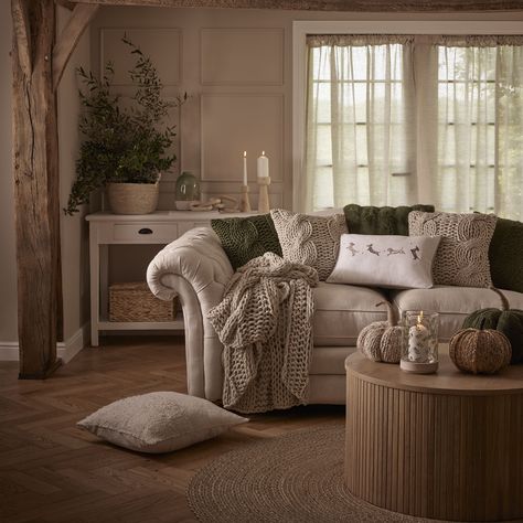 'Scandi but with glitter' - Stacey Solomon is kicking off a new style with her George Home collection | Ideal Home Stacey Solomon Home, Country Glam, Stacey Solomon, House Makeovers, Neutral Living Room, House Renovation, Knitted Throws, Bedroom Aesthetic, Front Room