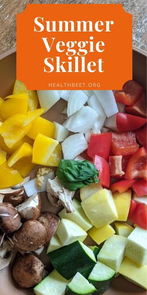 Delicious Healthy Salads, Veggie Skillet, Healthy Veggie, Skillet Dishes, High Protein Meal Prep, Summer Veggies, Fresh Recipes, Calorie Recipes, Salad Ideas