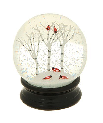 Cardinals in Birch Trees Water Globe Cardinal Cottage, Winter Snowglobe, Winter Snow Globe, Gloves Diy, Snowman Snow Globe, Diy Snow, Red Cardinals, Sleigh Rides, Diy Snow Globe