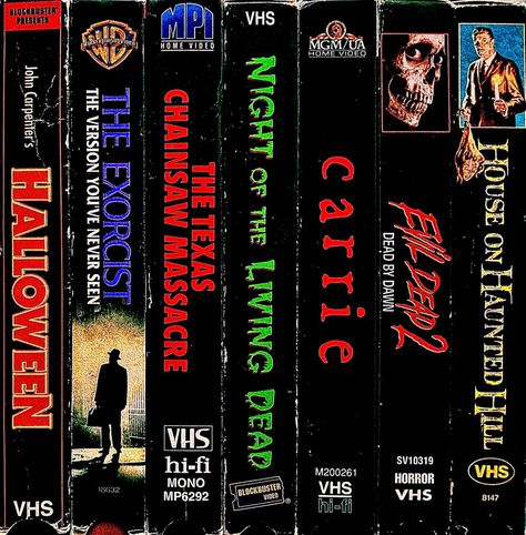 Horror Vhs, Horror Aesthetic, John Carpenter, The Exorcist, Living Dead, Halloween Candy, Skin, Halloween