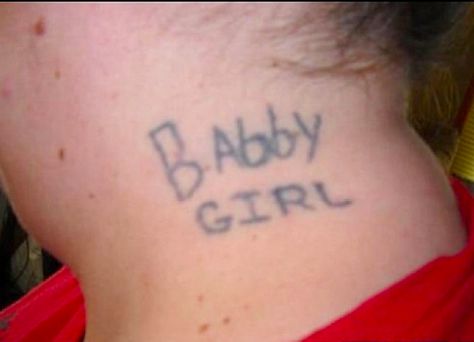 29 Heartbreakingly Misspelled Tattoos  //  Terribly funny. Misspelled Tattoos, Awful Tattoos, Really Bad Tattoos, Tattoos Gone Wrong, Tattoo Mistakes, Horrible Tattoos, Terrible Tattoos, Tattoo Fails, Bad Tattoos