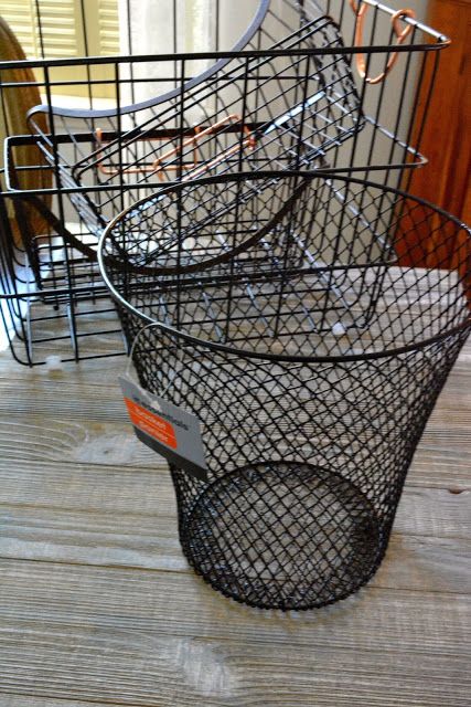 Let's Add Sprinkles: Dollar Tree Trash Basket Into Wire Cloche/Pinterest Challenge Dollar Tree Cloche Diy, Diy Cloche Ideas Dollar Tree, Wire Cloche Decor Ideas, Dollar Tree Wire Basket Ideas, Wire Cloche Diy, Diy Cloche Ideas, Wire Trash Can, Wire Basket Ideas, Dog Deterrent