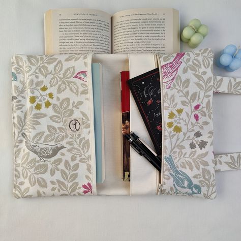 Book Sleeve, Book Bag, Book Purse, Book Protector, Bookish Gifts, Book and Kindle Accessory, Book Cover, Book Pouch Book Purse, Book Protector, Gifts Book, Book Pouch, Fabric Stains, Book Sleeve, Cover Book, Snap Fasteners, Bookish Gifts