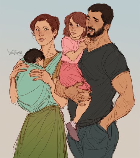 Oc Family Drawing, Parent Pose Reference Drawing, Parent And Kid Drawing Reference Poses, Family Drawing Poses, Holding Children Reference Drawing, Family Pose Reference Drawing, Parent And Child Poses Drawing, Parent Child Poses, Parent Child Poses Drawing Reference