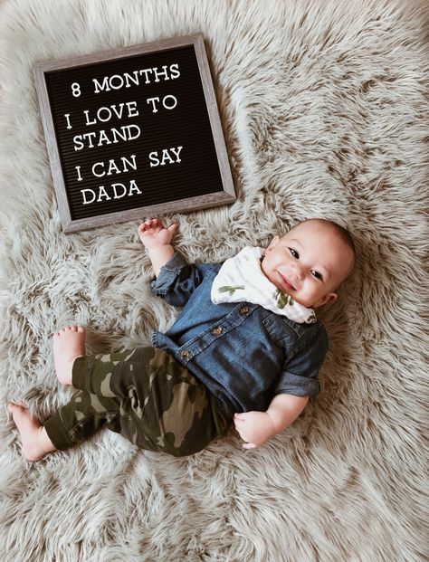 Baby boy monthly photo 8 Months Old Photo Ideas, 8 Months Photoshoot Ideas Boy, 8 Month Letter Board, 8 Months Old Baby Caption, 8 Month Baby Photoshoot Ideas, 8 Month Baby Photoshoot Boys, Baby 8 Months Photography, 8 Month Photoshoot Ideas, 8 Th Month Baby Photo Shoot