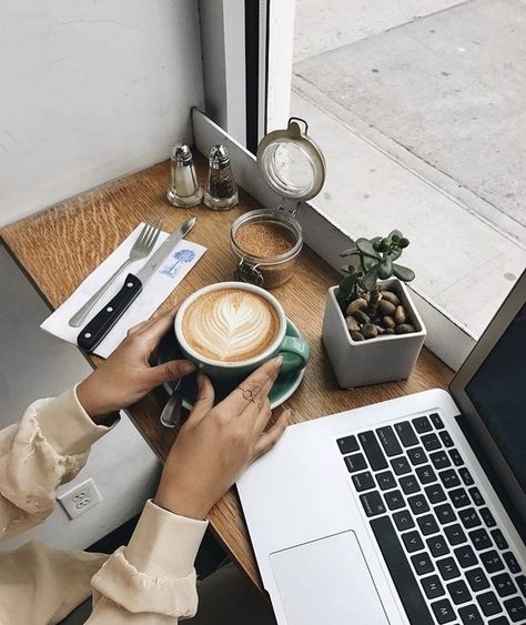 8 Ways To Practice Self-care During The Job Hunt @theworkmode Coffee Shop Logo, Coffee Shop Aesthetic, Coffee Photography, Aesthetic Coffee, Organic Coffee, But First Coffee, A Cup Of Coffee, Coffee And Books, Job Hunting