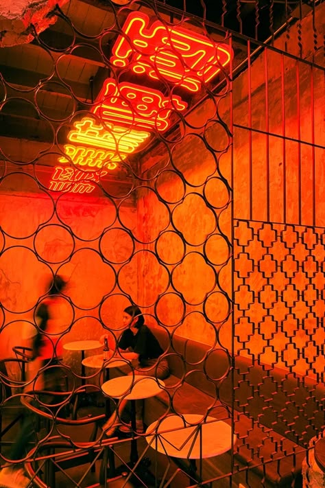 Orange Red Aesthetic, Red Neon Lights, Craft Beer Bar, Red Neon, Warm Lighting, Orange You Glad, Orange Aesthetic, Orange Light, Orange Wallpaper