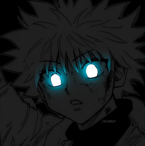 Killua Profile Pic Aesthetic, Killua Icon, Glowing Eyes, Killua Zoldyck, Glowing Art, Anime Pfps, Nyc Life, Coding For Kids, Anime Pfp