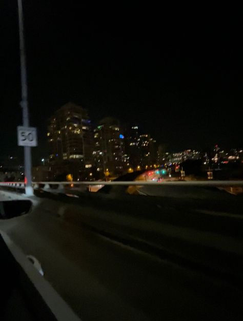 driving at night, through a city, over freeway, cars, lights, pretty, blur, vancouver Freeway Aesthetic Night, Head Out Of Car Window Aesthetic, Freeway At Night, City Blur, Blur City, Blurry City, Reckless Driving, Car Aesthetics, Driving At Night