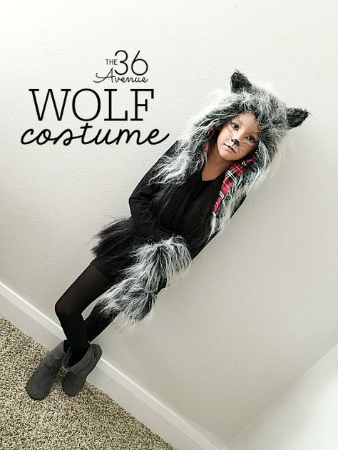 Halloween Costumes - This Wolf Costume is supers cute, comfortable and perfect for kids and adults. You can do this DIY Wolf Makeup with items that you may already have at home! Wolf Makeup Kids, White Wolf Costume, Diy Werewolf Costume, Kids Wolf Costume, Diy Wolf Costume, Girls Wolf Costume, Girl Werewolf Costume, Wolf Costume Women, Werewolf Costume Kids