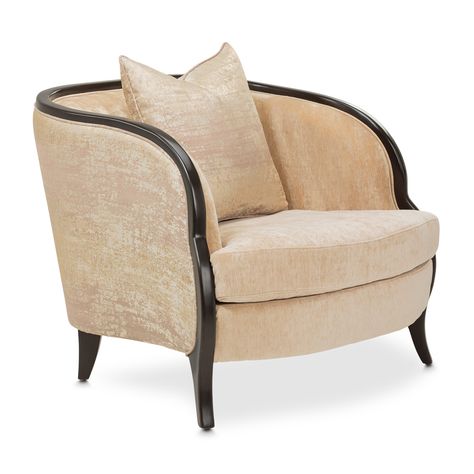 Michael Amini Furniture Designs | amini.com Michael Amini Furniture Living Rooms, Biedermeier Furniture Sofas, Chair And A Half, Upholstered Accent Chairs, Swivel Barrel Chair, Room Chairs, The Plaza, Upholstered Arm Chair, Barrel Chair