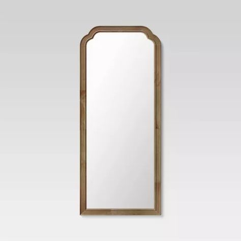 42" X 30" French Country Wall Mirror Brown - Threshold™ : Target Target Mirror, French Country Mantle, French Country Mirrors, Lake Condo, Wood Full Length Mirror, French Country Collections, Mirror For Bedroom, Modern Wall Shelf, Leaner Mirror