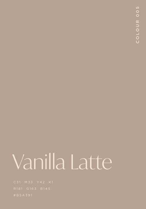 Aesthetic Color For Bedroom, Vanilla Aesthetic Posters, Vanilla Color Aesthetic, Beige Colors For Bedroom, Vanilla Late Room Color, Wall Color Pallete, Instagram Aesthetic Inspiration Colour, Vanilla Room Color, Vanilla Colour Palette