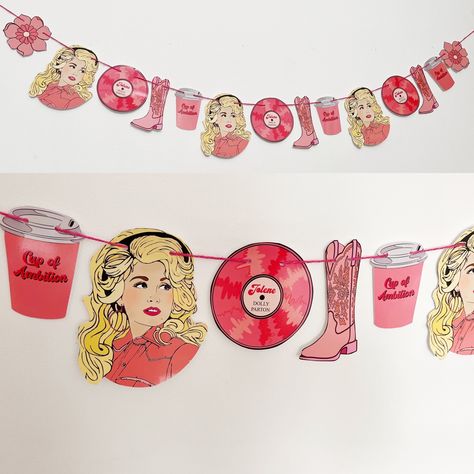 Dolly Parton Music, Dolly Parton Birthday, Country Party, 50th Bday, Cowgirl Birthday Party, Birthday Party Theme Decorations, Cowgirl Birthday, 11th Birthday, 9th Birthday