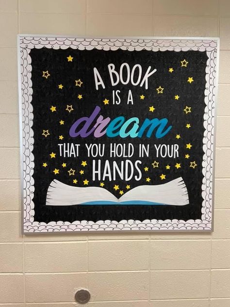 Reading Bulletin Board, Book Bulletin Board, School Library Bulletin Boards, School Library Decor, Reading Display, School Library Displays, Library Bulletin Board, Success Academy, Reading Bulletin Boards