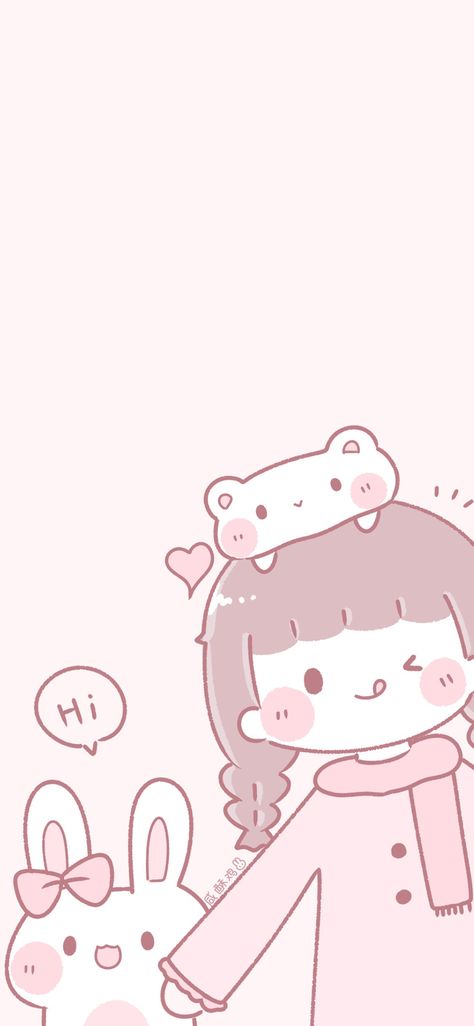 Soft Pink Kawaii Wallpaper, Cute Pink Background Kawaii, Iphone Wallpaper Kawaii Pink, Cute Pink Lockscreen, Pink Kawaii Wallpaper, Cute Pink Background, Wallpaper Soft, Pink Kawaii, Anime Galaxy