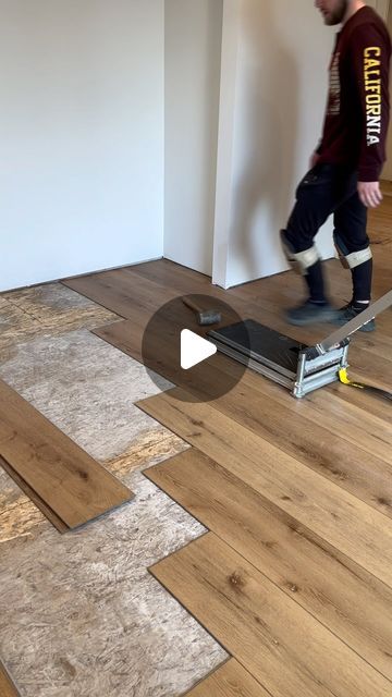 Nw Brothers Construction on Instagram: "How we cut lvp dust free #flooring #construction #remodel #lvp #laminate #hardwood #floors #fyp #lvt" Laminate Wood Flooring Installing, Laying Lvp Flooring, Types Of Flooring Ideas, Laminated Flooring Ideas, Lvp Flooring Transition To Hardwood, How To Lay Flooring, Installing Lvp Flooring, Lvp In Basement, Wood Floor Ideas Hardwood