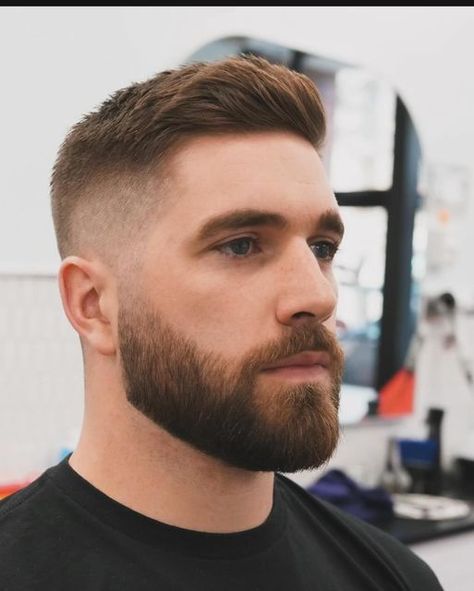 Hair Style For Mens on Instagram Man Haircut With Beards, Men’s Haircut And Beard, Men’s Thick Haircut, Mens Wedding Hair, Men S Short Hairstyle, Men’s Hair Cuts Fade, Men Hair And Beard Styles, Men’s Hair Cut, Short Mens Haircut With Beard