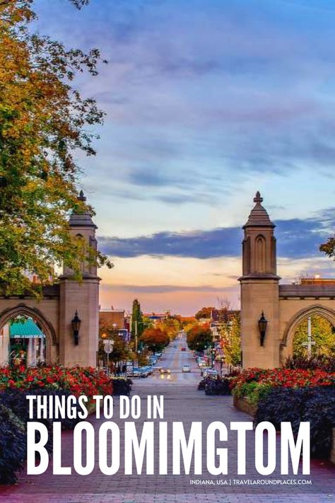 In search for the best things to do in Bloomington? This travel guide will show you the top attractions, best activities, places to visit & fun things to do in Bloomington. Start planning your itinerary now! #indiana #usaroadtrip #usatravel #ustraveldestinations Bloomington Indiana Things To Do In, Things To Do In Bloomington Indiana, Indiana Bloomington, Bloomington Indiana, Nature Tour, Michigan Travel, Us Travel Destinations, Indiana University, House Museum