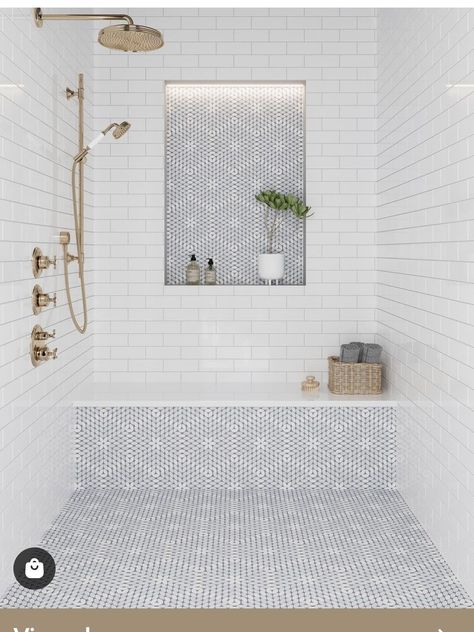 Unique Shower Tile, Master Shower Tile, Master Bath Design, Master Shower, Unique Shower, Bathroom Shower Tile, Shower Tile Designs, Virtual Design, October 23