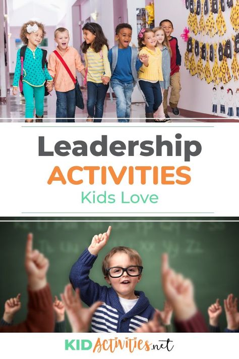 Leadership Activities For Elementary Students, Student Leadership Ideas, Elementary Leadership Activities, Leadership Activities For Kindergarten, Kindergarten Leadership Activities, Elementary Leadership Club, Kids Leadership Activities, Service And Leadership Activities, Follow The Leader Games For Kids