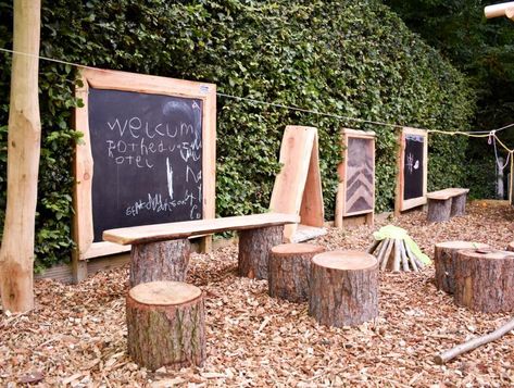 Waldorf Garden Ideas, Outdoor School Design, Forest School Classroom, Outside Classroom, Outdoor Classroom Design, School Outdoor Classroom, School Outdoor Area, Kids Garden Play Area, Natural Outdoor Playground