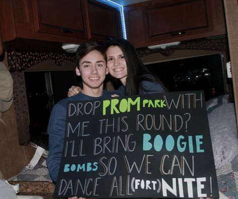 Fortnite promposal Fortnite Promposal, Junior Prom, Jr Prom, Dance Poster, Fortnite, Prom