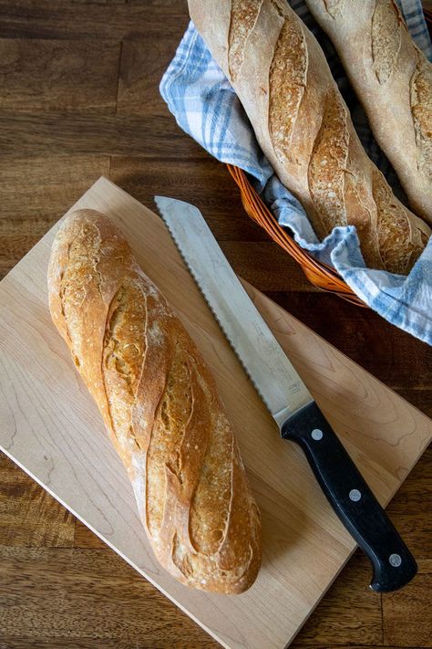 Homemade French Bread, French Bread Recipe, Bread At Home, Julia Child, French Bread, Adaptation, Bread Recipe, Baguette, Bread