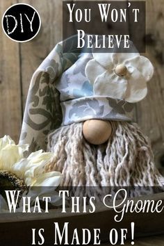 Create a unique gnome with repurposed items from your home! It is a great home decor idea! #homedecor #homedecorideas #diy #diyideas #howto #crafts #gnome #gnomecrafts #howto #handmade #homemade Dollar Tree Gnomes, Craft Gnomes, Christmas Ideas For Teens, Tree Gnomes, Idea Craft, Homemade Home Decor, Homemade Christmas Decorations, Gnomes Diy, Christmas Idea