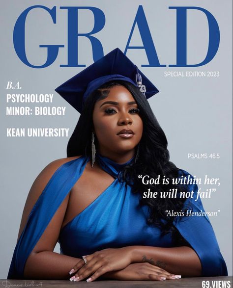 #graduation Doctor Of Education Graduation Party, Senior Picture Ideas Nurse, Black Grad Pics, Health Science Graduation Pictures, In Studio Graduation Pictures, Therapist Graduation Pictures, Graduation Magazine Cover, Graduation Pictures Nontraditional, Theatre Graduation Pictures