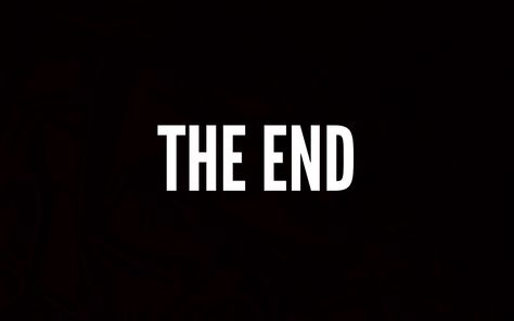 The end The End Word Aesthetic, The End Aesthetic Wallpaper, The End Aesthetic, End Wallpaper, White Gif, Black And White Gif, Dark Purple Wallpaper, This Is The End, Black Banner