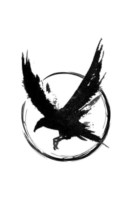 Six Of Crows Symbol Simple, Raven Symbol Tattoo, Crow In Flight Tattoo, Raven In Flight Tattoo, Metal Inspired Tattoos, Six Of Crows Symbol, How To Draw A Raven, Raven Drawing Simple, Raven Tatoos