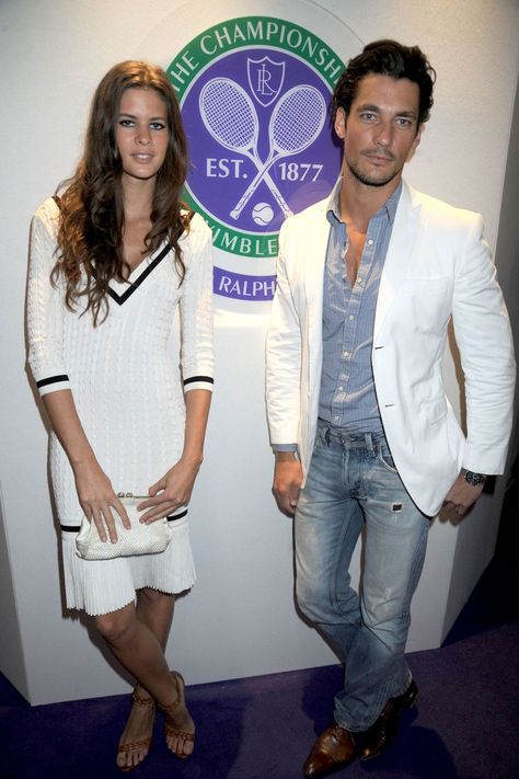 David and ex-girlfriend Chloe Pridham wore Ralph Lauren for the brand's annual Wimbledon party at the Rooftop Gardens in London. [link url="http://www.vogue.co.uk/blogs/david-gandy/"][b]READ DAVID GANDY'S BLOG HERE[/b][/link] Rooftop Party Outfit, David Gandy Style, Wimbledon Party, Best Dressed Men, Best Man's Outfit, Rooftop Gardens, Icon Profile, Most Stylish Men, Rooftop Party