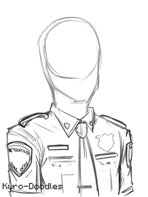 Swat Uniform Drawing, Cop Uniform Drawing, Police Drawing Sketches, Cop Drawing, Police Uniform Drawing, Police Sketch Drawing, How To Draw A Police Officer, How To Draw Policeman, Police Art Drawing