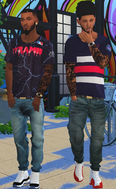 Official Page of Youtuber xViva | 25 | VA | Simmer. I Upload Let's Plays of The Sims 4 on Youtube.... Men Custom Content Sims 4, Sims 4 Saggy Jeans Cc Male, Sims 4 Burberry Male, Outlander Sims 4 Cc, Urban Male Clothes Sims 4, Ts4 Male Cc Urban, Sims 4 Cc Clothes Male Urban Jeans, Sims 4 Cc Black Guy Clothes, Sims 4 Cc Clothes Male Black