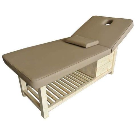 Are you looking for a new massage bed? This versatile bed is budget-friendly, versatile, and gorgeous!   The Multi-Purpose Wood Frame Massag... Lawn Equipment Storage, Facial Massage Spa, Facial Bed, Spa Bed, Spa Furniture, Massage Bed, Spa Interior, Eyelash Extentions, Massage Table