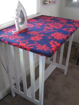 Creative Ironing Board Ideas for your Work Space - The Sewing Loft Craft Spaces, Ironing Boards, Sewing Spaces, Dream Craft Room, Craft Room Design, Sewing Room Organization, Craft Techniques, Quilting Room, Craft Desk