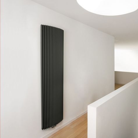 4661 BTUS Jaga Iguana Arco Vertical Radiator Sandblast Grey, (H)1800 mm (W)519mm | Departments | DIY at B&Q Sky Bathroom, Column Radiator, Traditional Radiators, Radiators Modern, Bathroom Radiators, Vertical Radiators, Column Radiators, Central Heating System, Designer Radiator