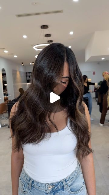 Mocha Bronde Balayage On Dark Hair, Bronde Balayage On Dark Hair, Dimensional Dark Brown Hair, Mocha Bronde Balayage, Dimensional Brunette, Hair Foils, Alex Love, Bronde Balayage, Balayage Hair Dark