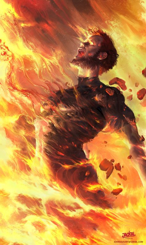 Fire Magic Art, Images Emoji, Fire Magic, Man On Fire, Super Powers Art, In Flames, Fire Art, Art Disney, Arte Fantasy