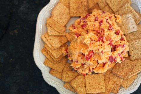 Palmetto Cheese, Cheese Spread Recipes, Homemade Pimento Cheese, Pimento Cheese Recipes, Low Fat Snacks, Tailgate Food, Pimento Cheese, Cheese Spread, Recipe Blog