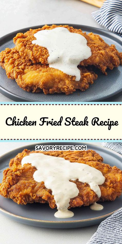 Want to enjoy a hearty meal without the guilt? This Chicken Fried Steak Recipe is your answer to a light dinner that doesn’t skimp on flavor! Perfect for weeknight dinners, it’s a must-try. Save it now so you can whip it up whenever the craving strikes! Chicken Fried Steak Pioneer Woman, Chicken Friend Steak, Steak Gravy Recipe, Chicken Fried Steak Easy, Chicken Fried Steak Gravy, New Orleans Cooking, Light Dinner Ideas, Chicken Fried Steak Recipe, Edible Ideas