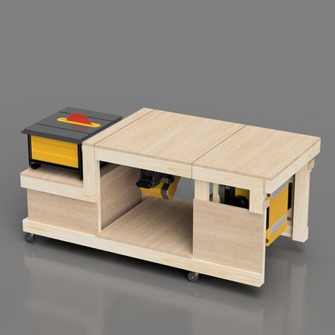 Flip Top Workbench Plans for Table Saw, Miter Saw and Planer. Compact Flip Top Workbench Out Feed Table. Work Bench Plans. Miter Saw Station - Etsy UK Dewalt Workbench, Flip Top Workbench, Irish Seafood Chowder Recipe, Workshop Trailer, Work Bench Plans, Table Saw Table, Seafood Chowder Recipe, Workbench Casters, Woodworking Plans Workbench